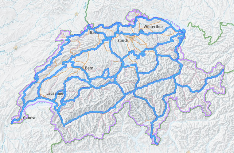 Veloland Schweiz - Nationale Velo-Routen (© www.veloland.ch)